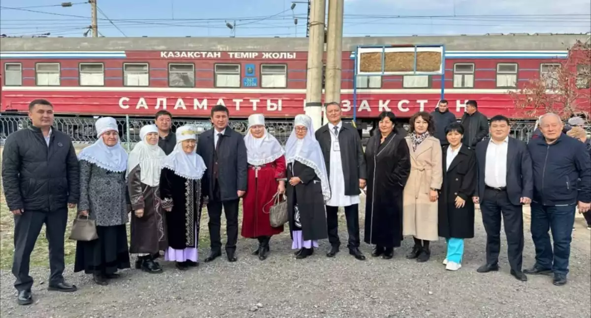 «САЛАМАТТЫ ҚАЗАҚСТАН» МЕДИЦИНСКИЙ ПОЕЗД НАЧАЛ ОБСЛУЖИВАНИЕ ЖИТЕЛЕЙ БАЙЗАКСКОГО РАЙОНА