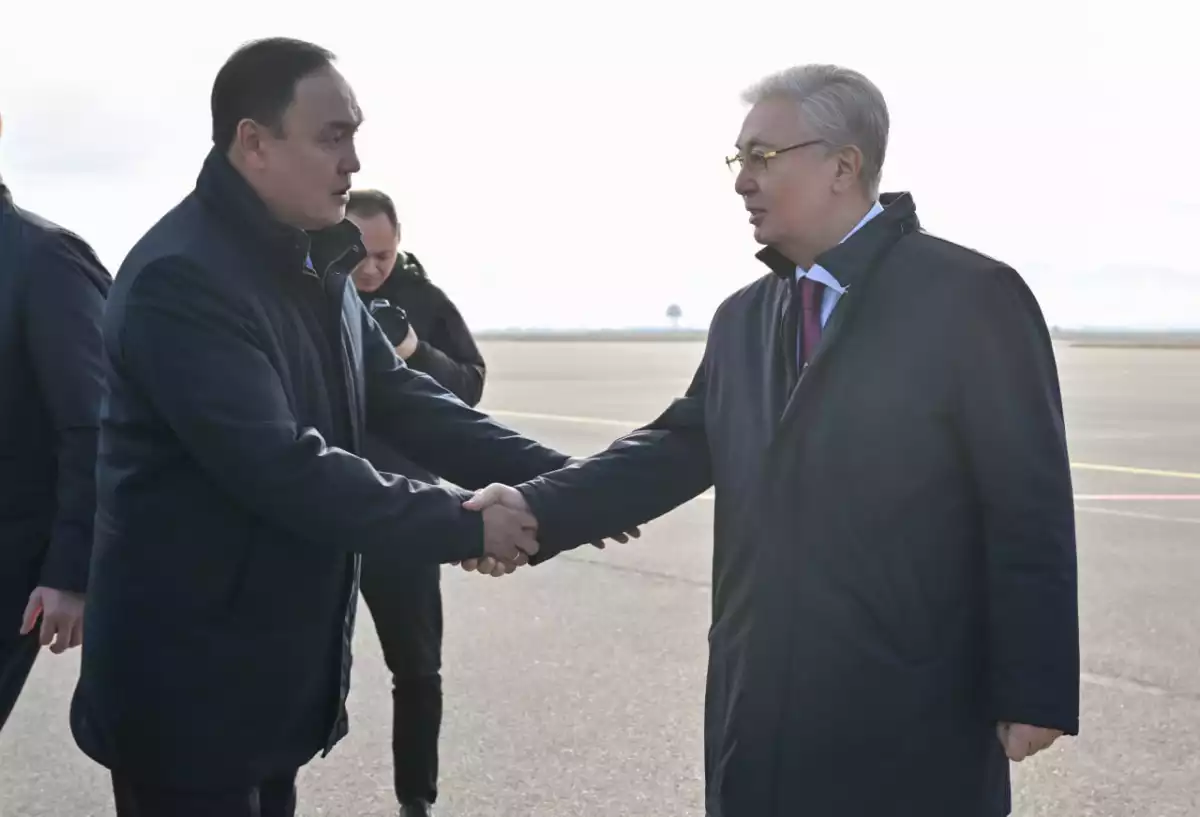 ГЛАВА ГОСУДАРСТВА ПРИБЫЛ С РАБОЧЕЙ ПОЕЗДКОЙ В ЖАМБЫЛСКУЮ ОБЛАСТЬ