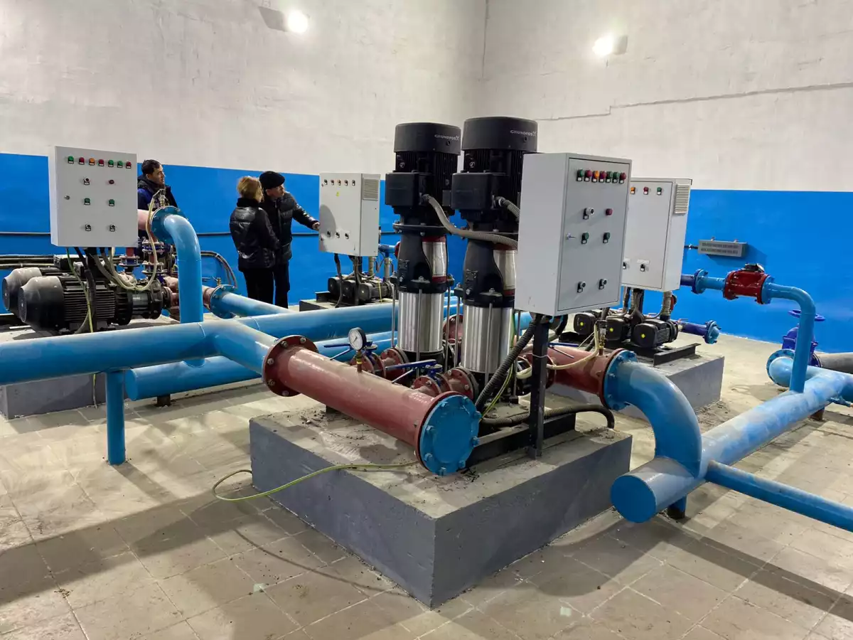 В ЖАМБЫЛСКОЙ ОБЛАСТИ ЗАВЕРШЕНО СТРОИТЕЛЬСТВО 2 ОБЪЕКТОВ