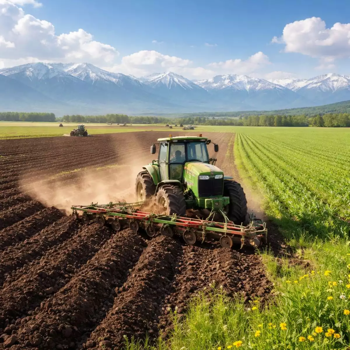В ЖАМБЫЛСКОЙ ОБЛАСТИ НАБЛЮДАЕТСЯ ДИНАМИЧНЫЙ РОСТ ПОСЕВНЫХ ПЛОЩАДЕЙ И ПРОИЗВОДСТВА СЕЛЬХОЗПРОДУКЦИИ